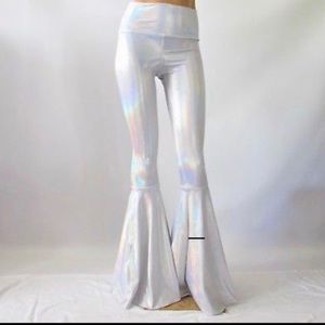 Zanza holographic bell bottoms